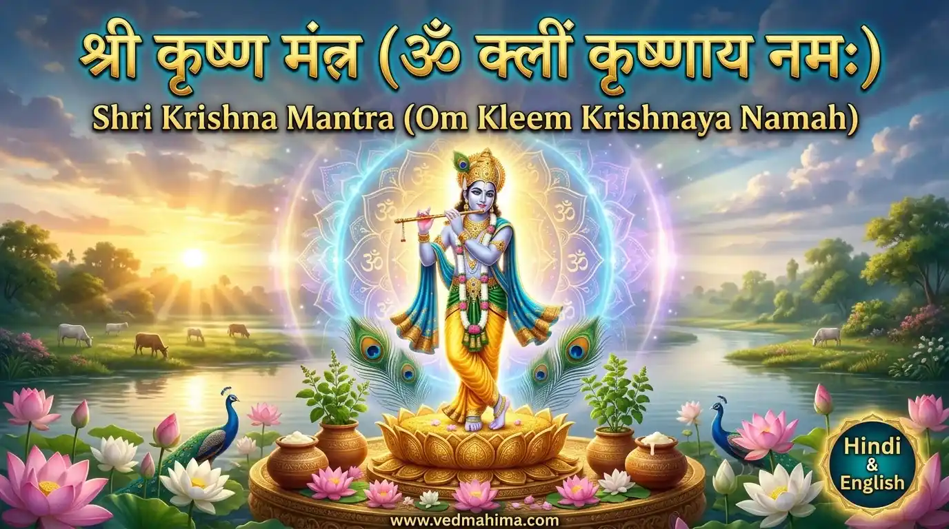 श्री कृष्ण मंत्र (ॐ क्लीं कृष्णाय नमः)
