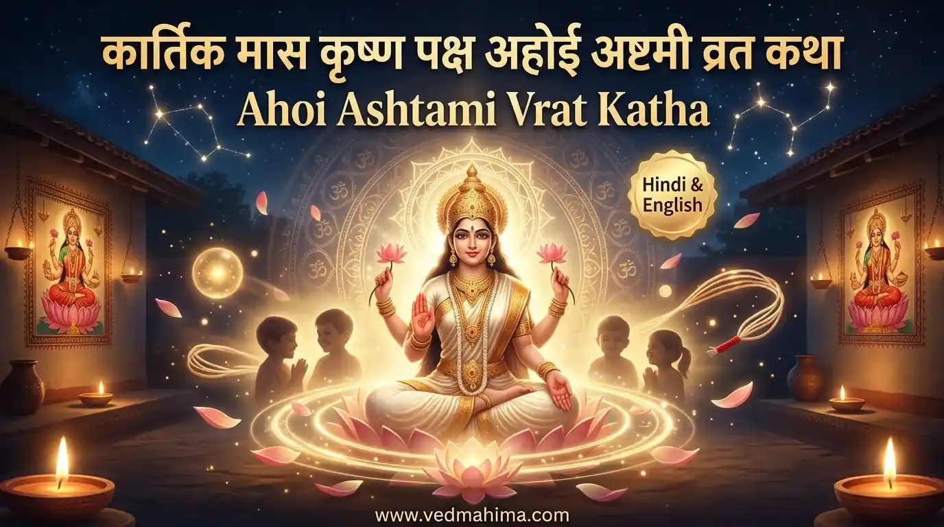 कार्तिक मास कृष्ण पक्ष अहोई अष्टमी व्रत कथा