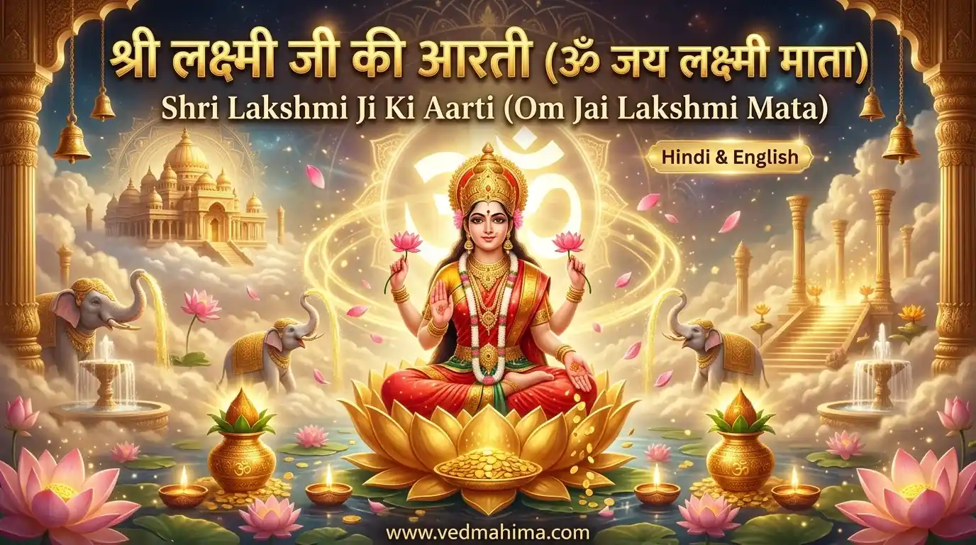 श्री लक्ष्मी जी की आरती (ॐ जय लक्ष्मी माता)