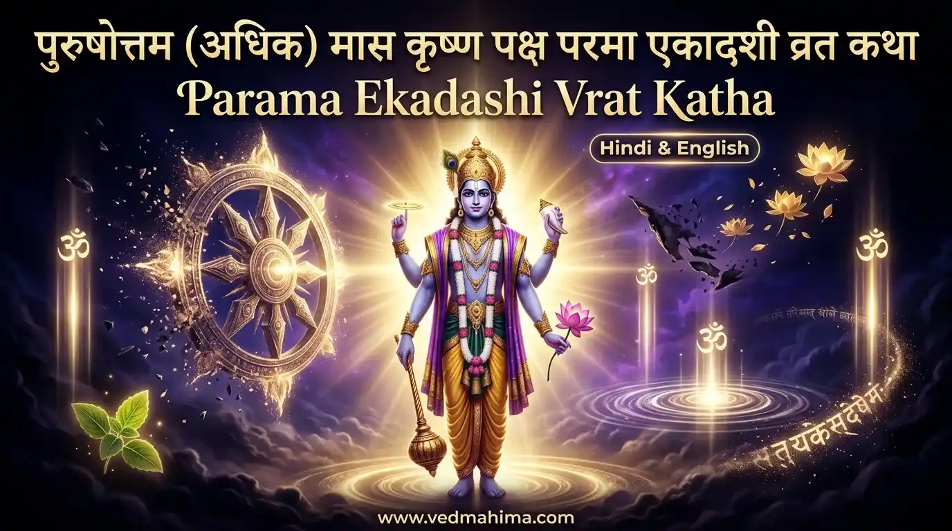 पुरुषोत्तम (अधिक) मास कृष्ण पक्ष परमा एकादशी व्रत कथा