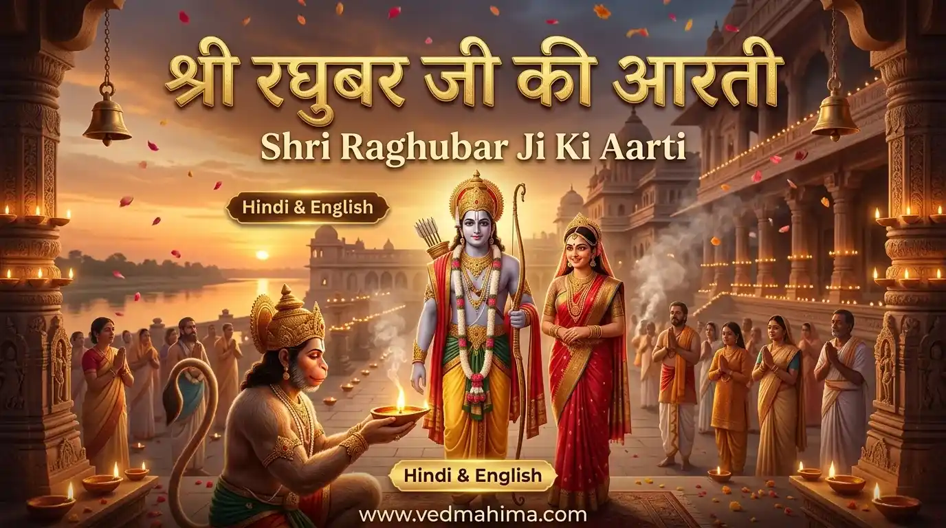 श्री रघुबर जी की आरती