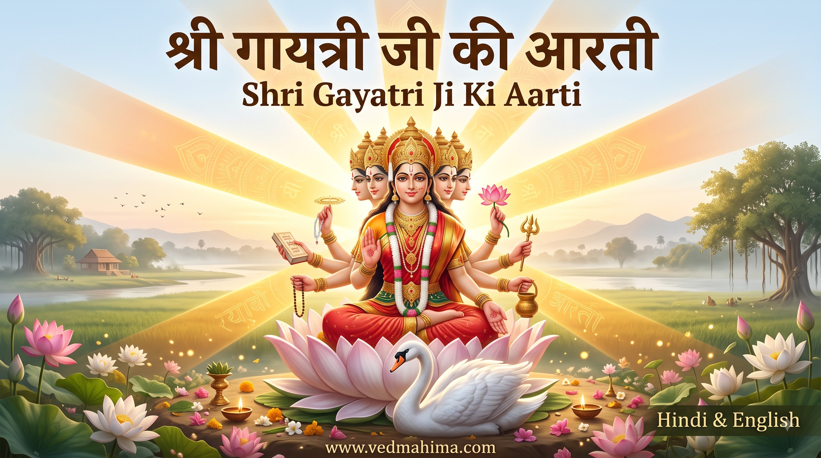श्री गायत्री जी की आरती