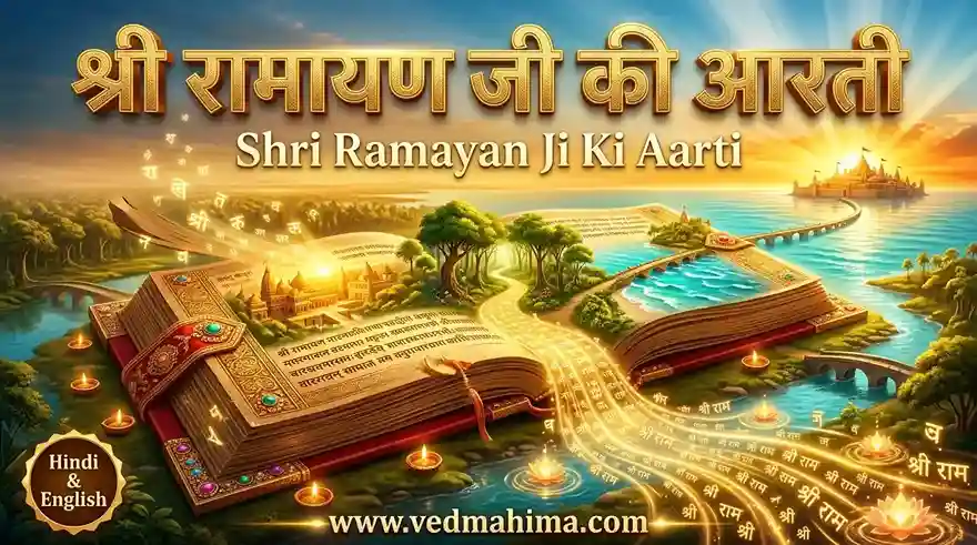 श्री रामायण जी की आरती