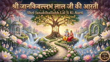 श्री जानकिबल्लभ लाल जी की आरती